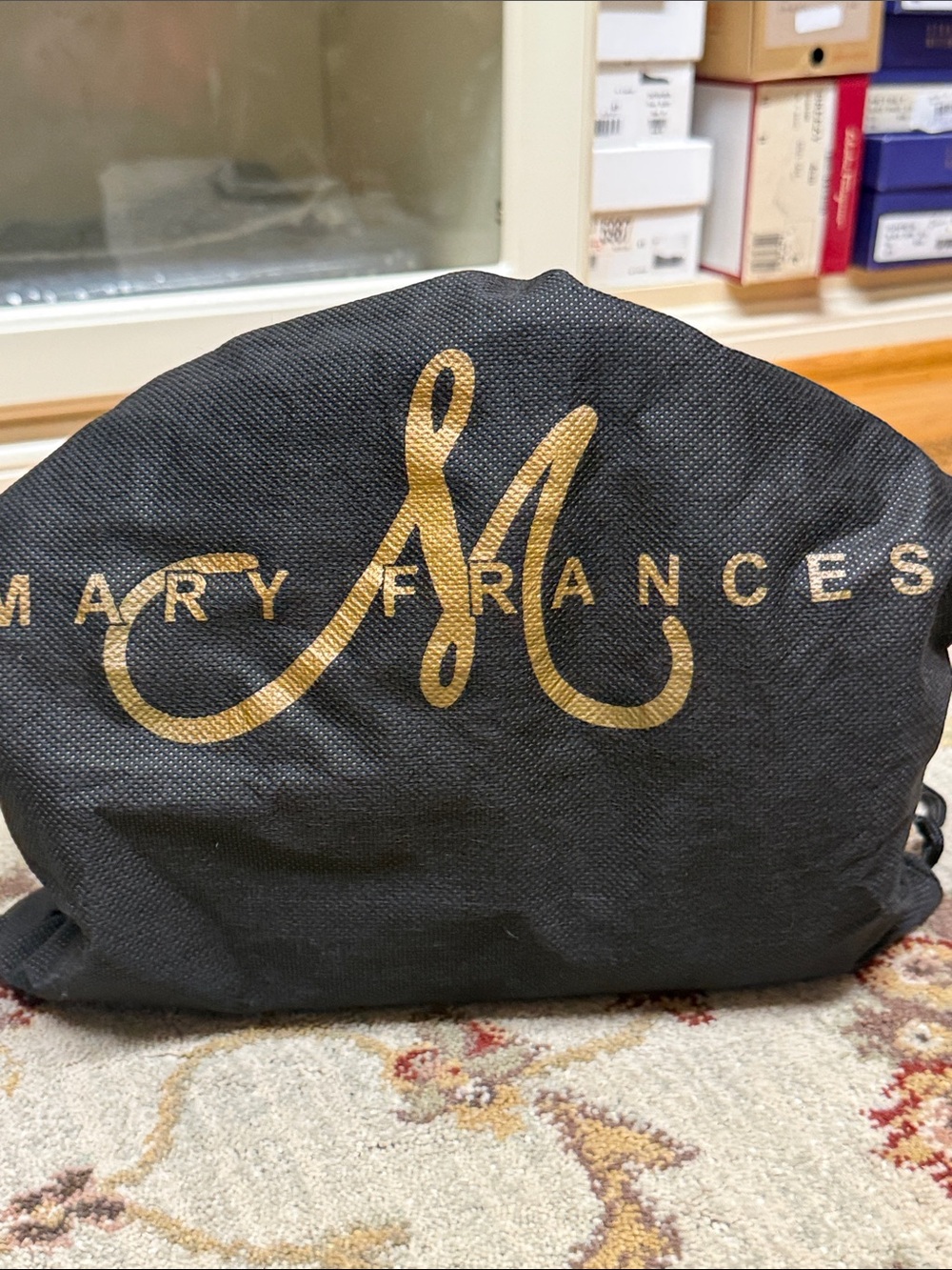 Mary Frances Red, Black & Green Beaded Holiday Mini Bag - Picture 5 of 5